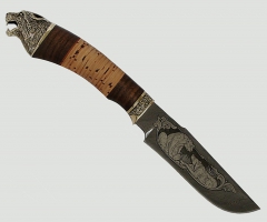 Нож "Тайга 1" (дамаск)