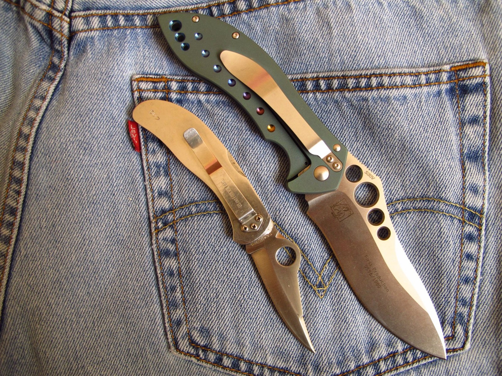 Benchmade 630 Skirmish And Spyderco Worker (15)