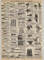 _1922 PAPER AD Stillson Store Display Walworth Wrench Stand Pexto Pliers.JPG