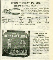 _1932 PAPER AD Bernard Pliers Store Display Unit Klein Board_185+.jpg
